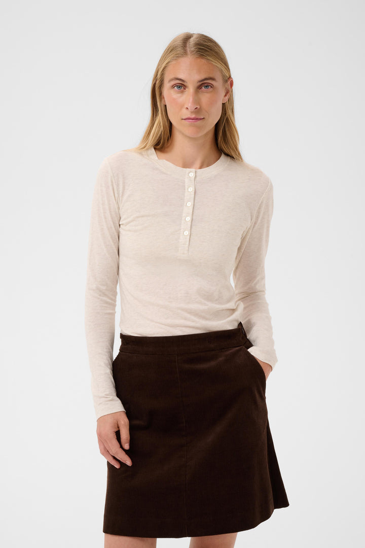 Part Two Chattia Tee  30310829  Whitecap Melange