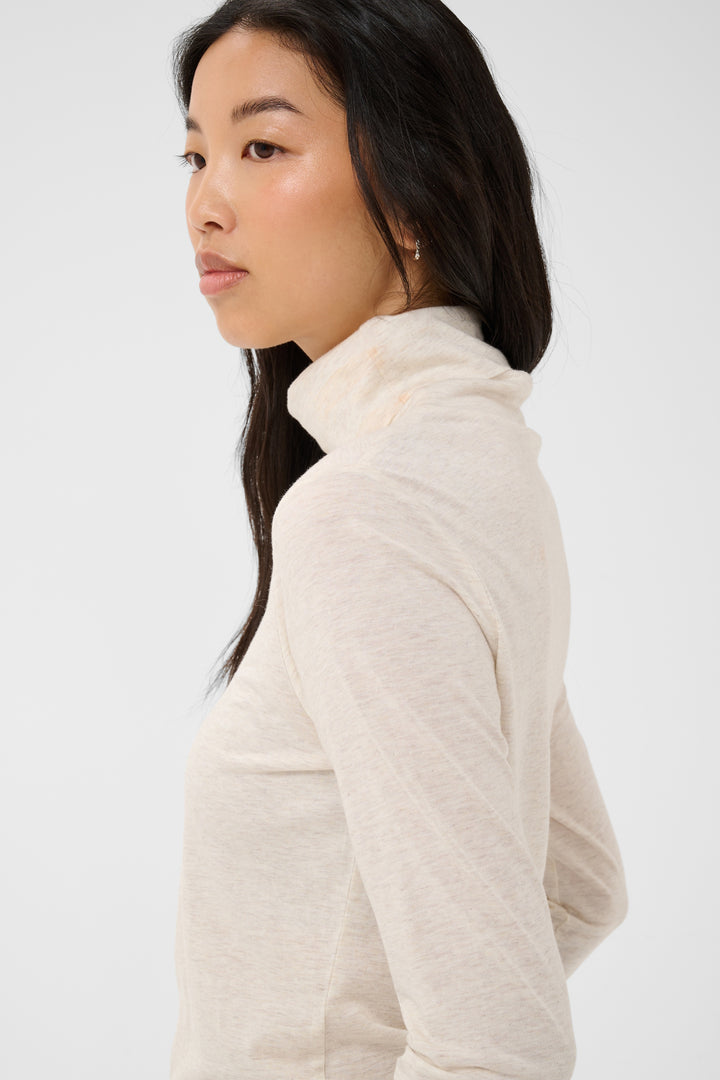 Part Two Chatall Turtleneck  30310830  Whitecap Melange