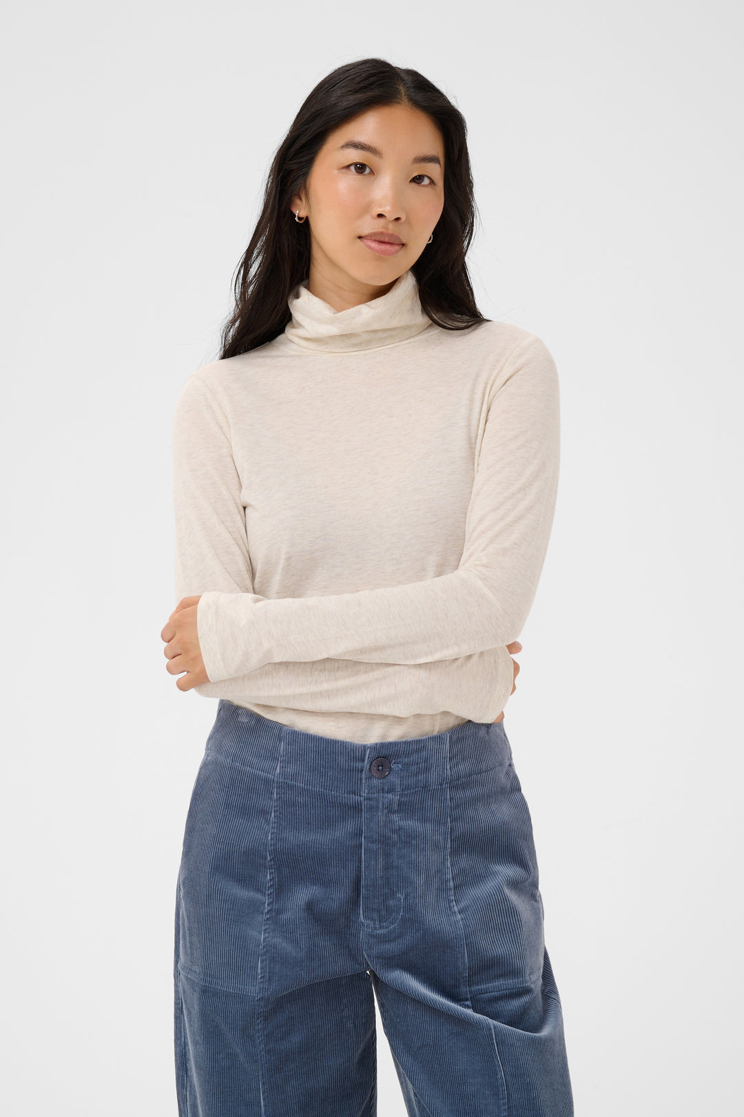 Part Two Chatall Turtleneck  30310830  Whitecap Melange