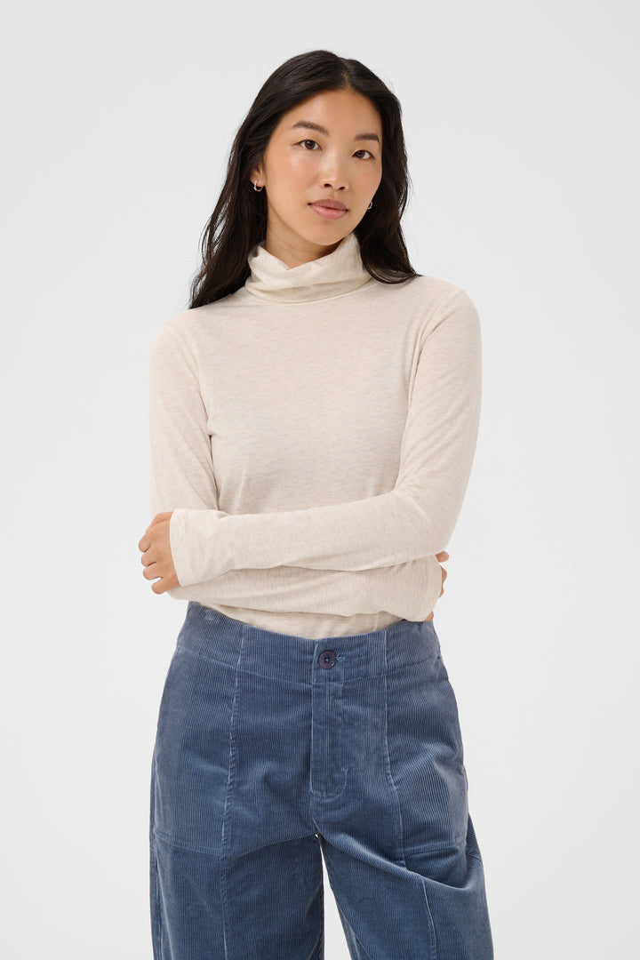 Part Two Chatall Turtleneck  30310830  Whitecap Melange