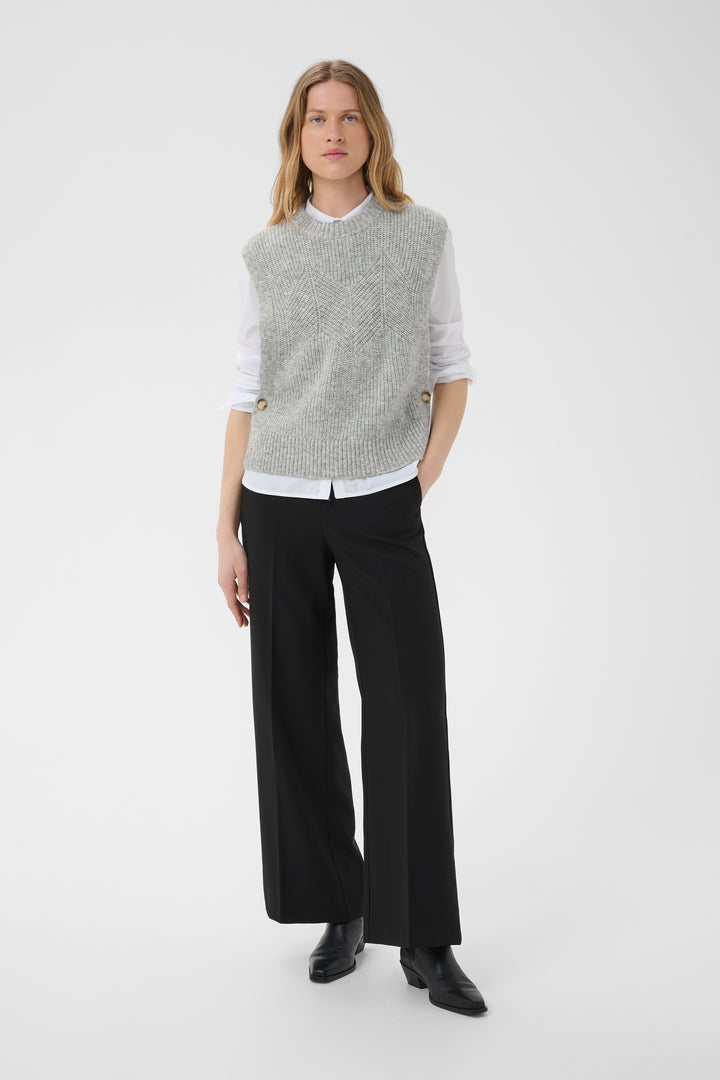 Part Two Charlye Vest  30310831  Medium Grey Melange