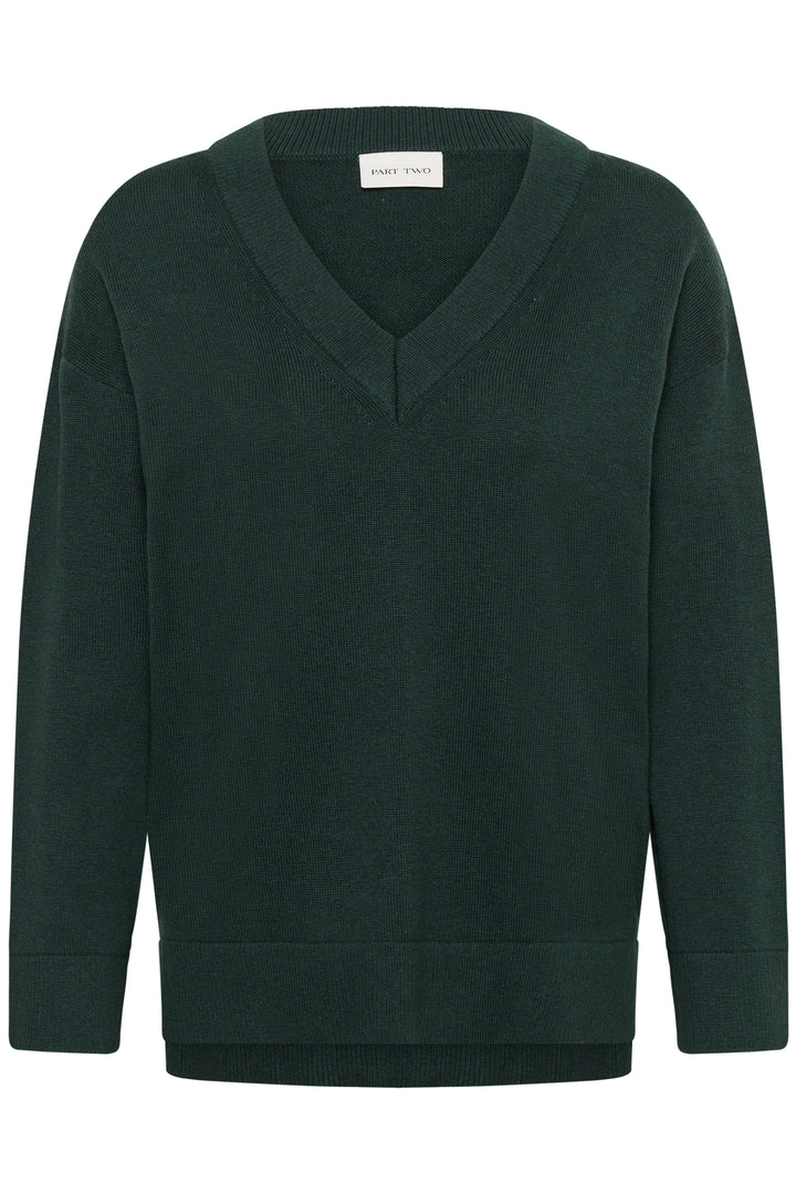Part Two Charlin V-Neck Sweater  30310834  Green Gables