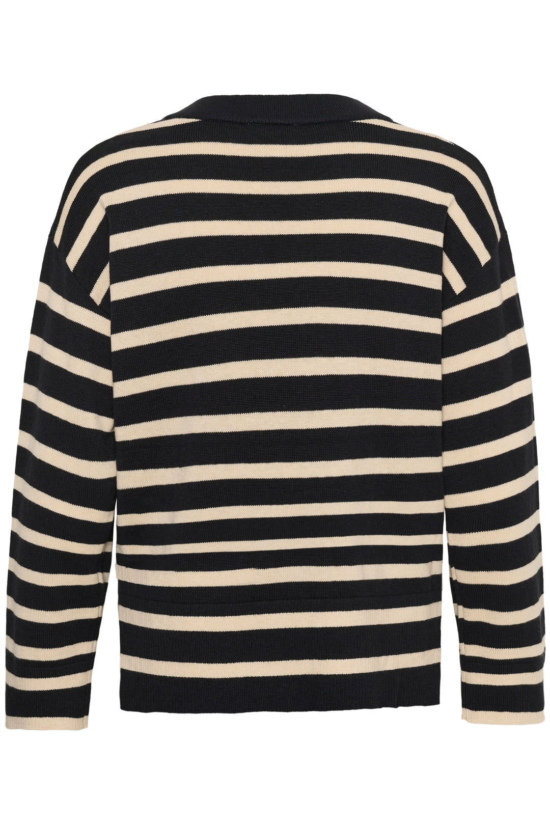 Part Two Charlin V-Neck Sweater  30310834  Downtown Brown Stripe