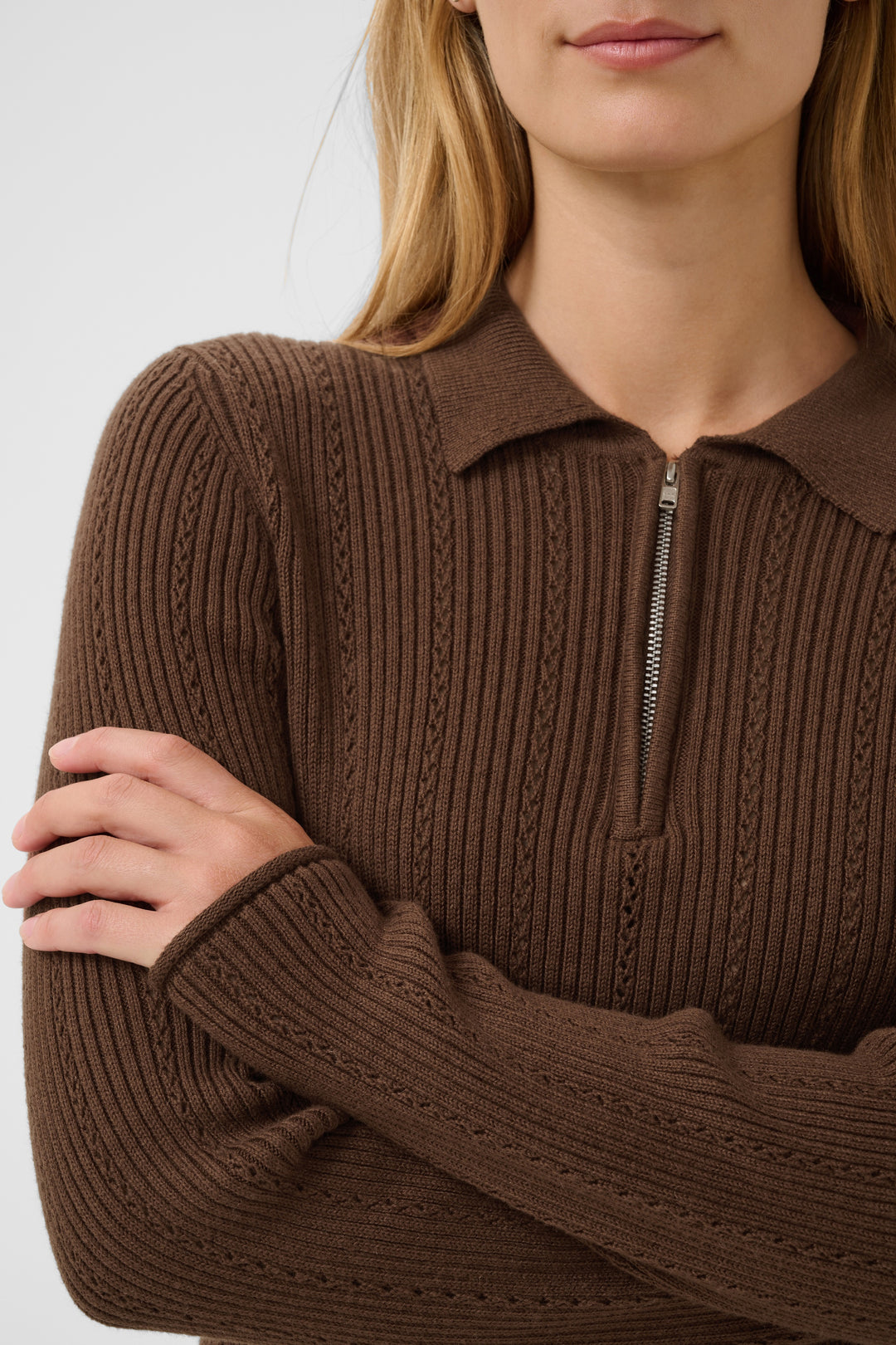 Part Two Charley Pullover Sweater  30310835  Downtown Brown