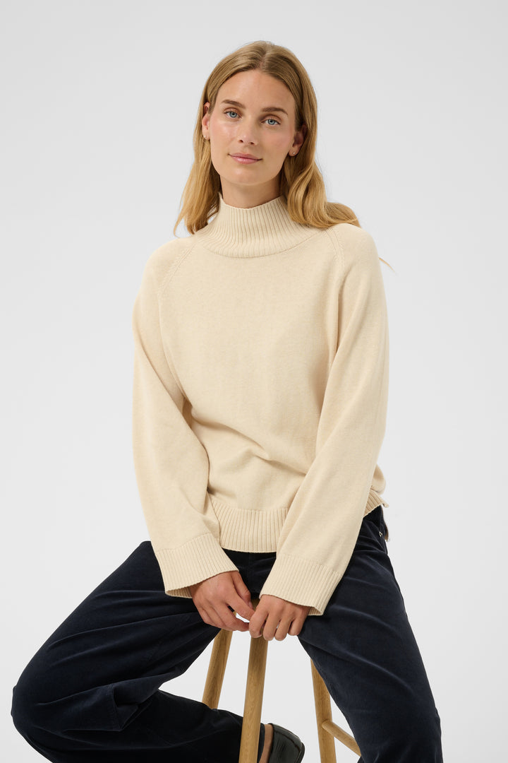 Part Two Chicky V-Neck Pullover Sweater  30310918  Whitecap Gray