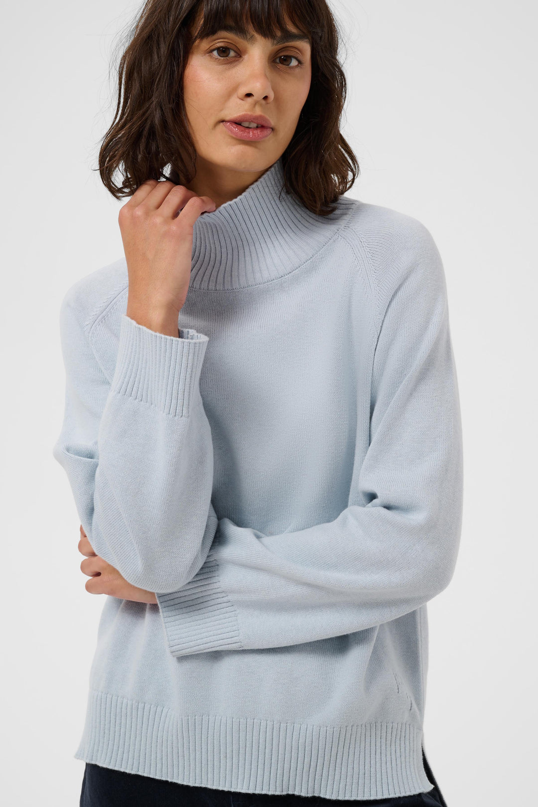 Part Two Chicky V-Neck Pullover Sweater  30310918  Gray Dawn