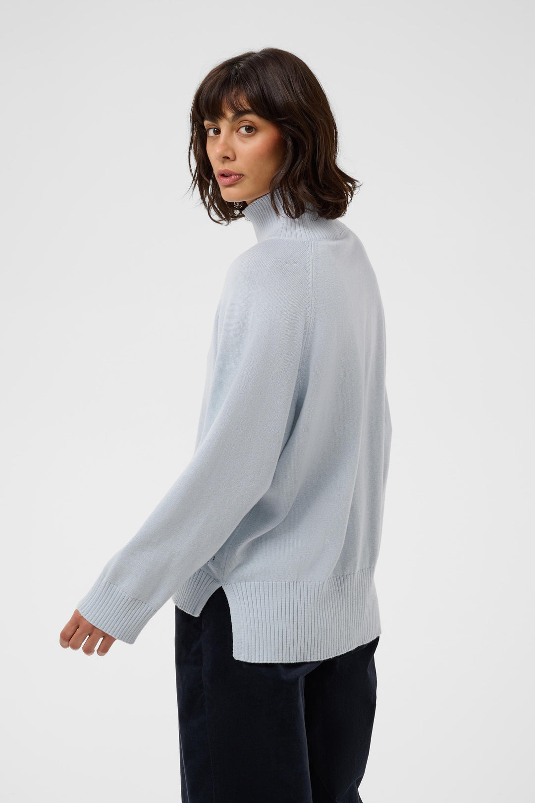 Part Two Chicky V-Neck Pullover Sweater  30310918  Gray Dawn