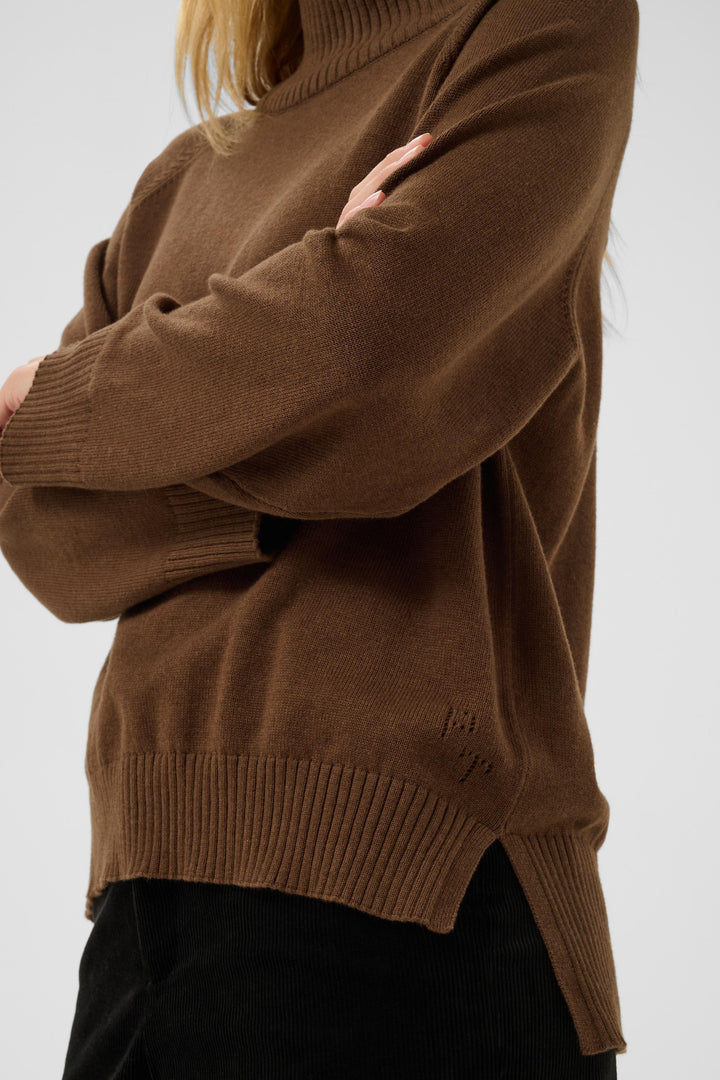 Part Two Chicky V-Neck Pullover Sweater  30310918  Downtown Brown
