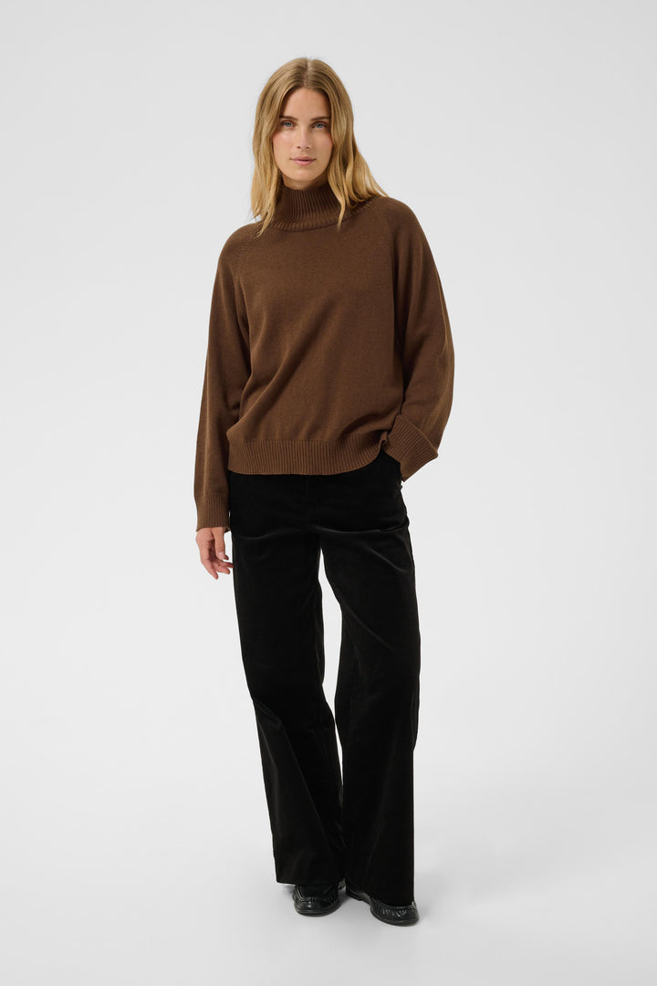 Part Two Chicky V-Neck Pullover Sweater  30310918  Downtown Brown