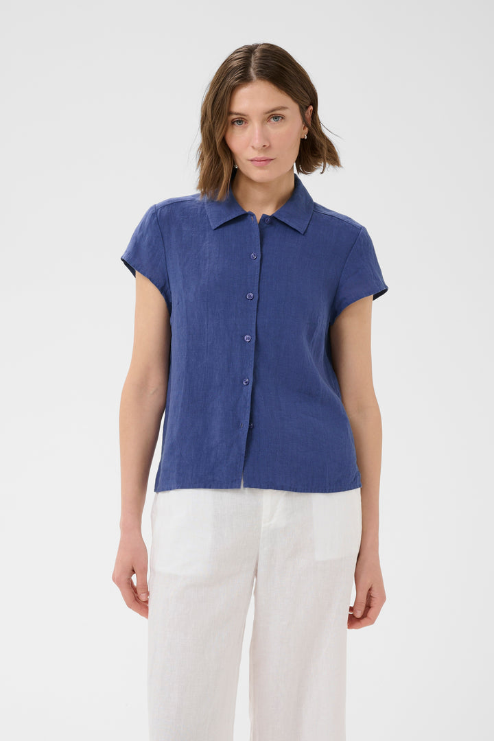 Part Two Ritte Shirt 30310930 Blue Indigo