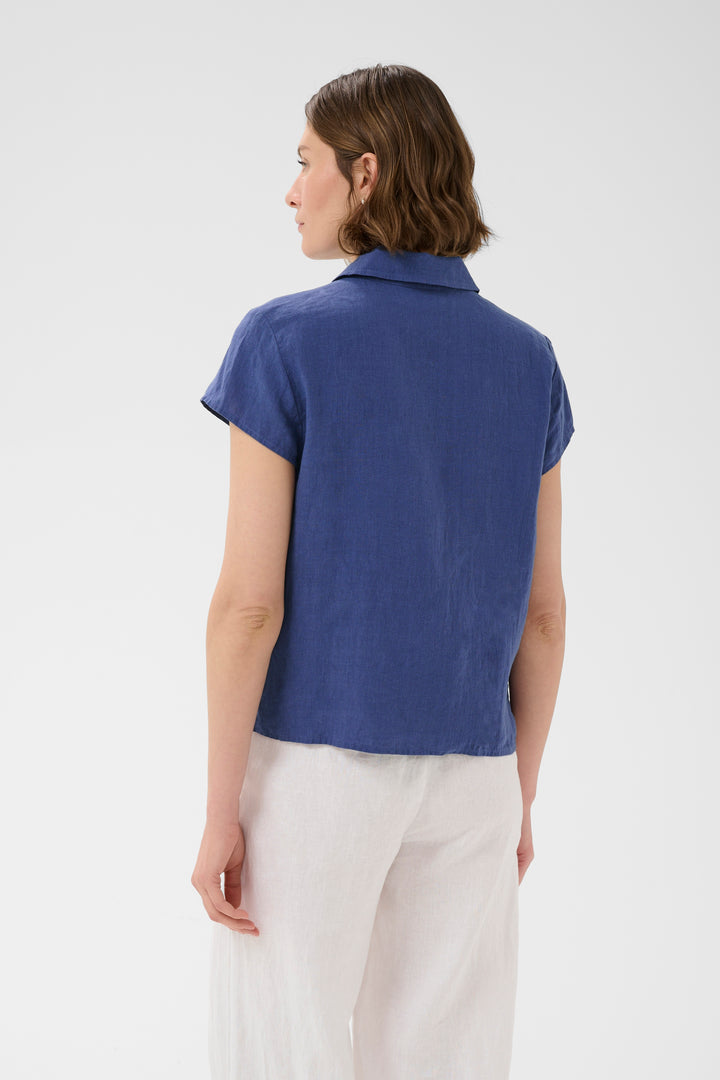 Part Two Ritte Shirt 30310930 Blue Indigo