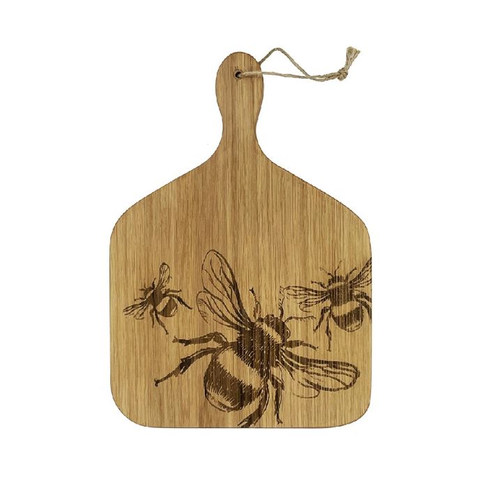 Selbrae Medium Oak Hanging Paddle  - Bee