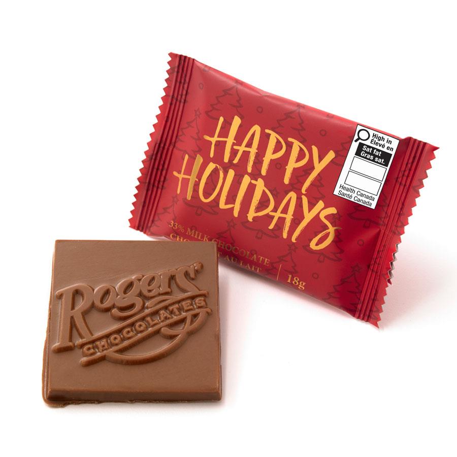 Rogers Happy Holidays Milk Chocolate Wafer