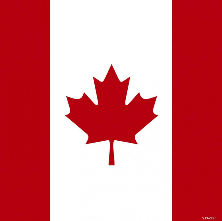Paviot Canada Flag Cocktail Napkins