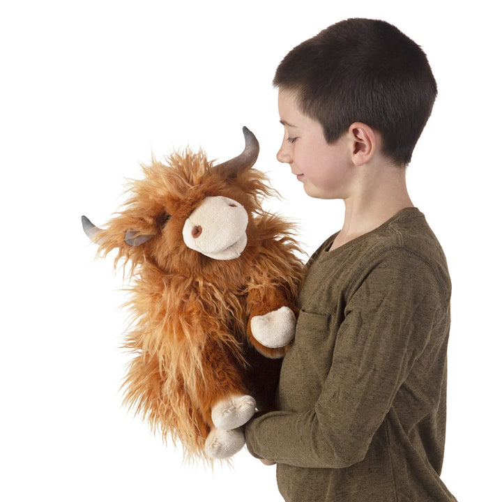 Folkmanis Highland Cow  Puppet   3167