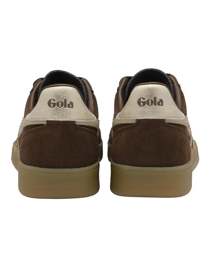 Gola Viper Dark Brown/Bone/Gold