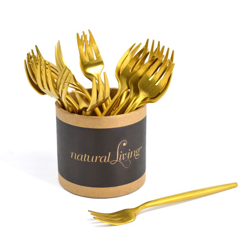 Danesco Small Fork  32511GCDU  Gold Finish
