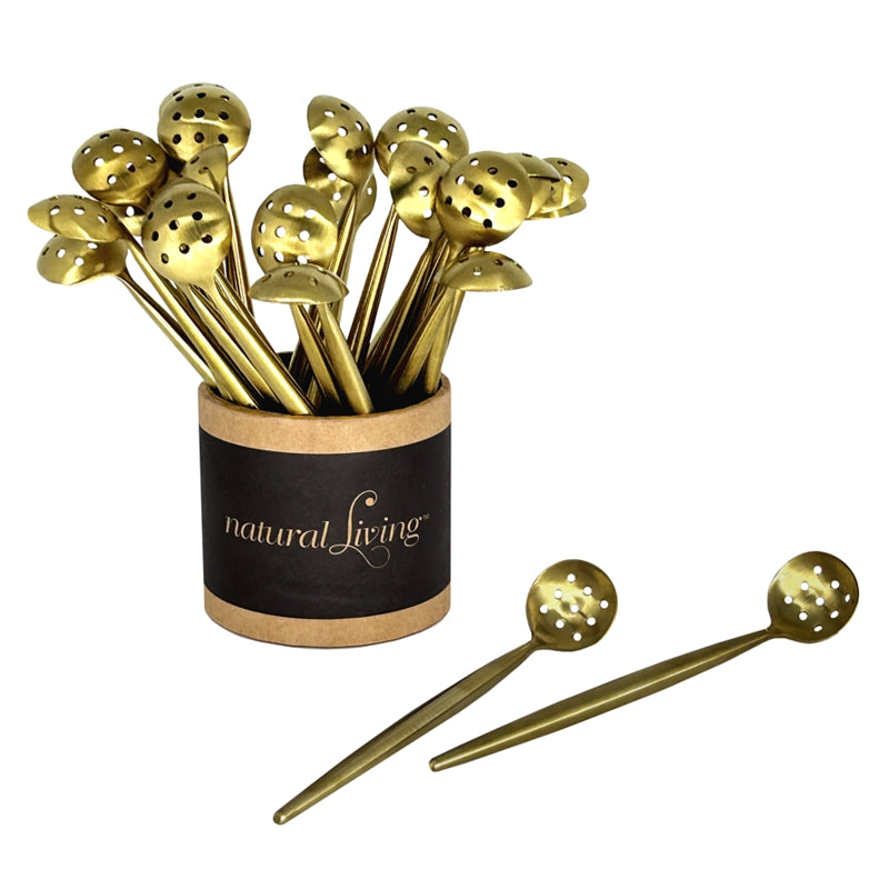 Danesco Olive Spoon  32515GCDU  Gold Finish