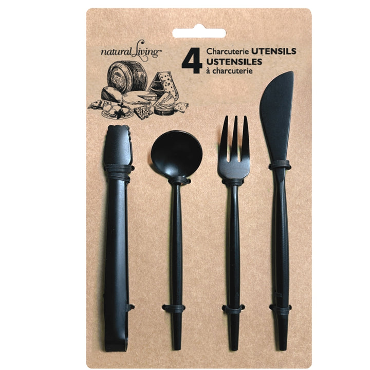 Danesco Charcuterie Utensils  325190 BK  Black Finish