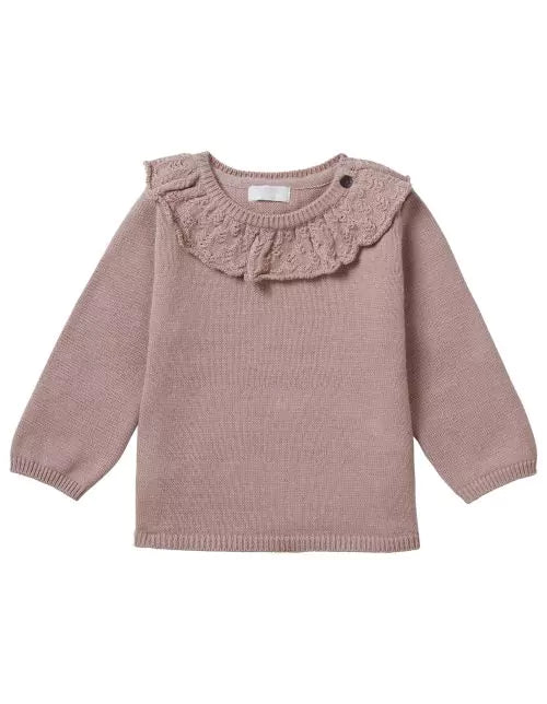 Noppies Baby Girl Knit Pullover  3470219  Fawn **