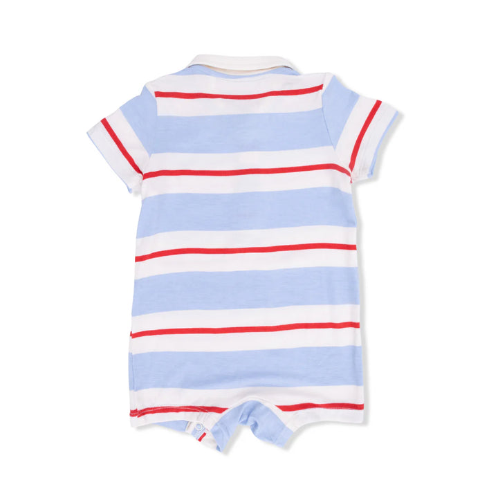 Angel Dear Baby Boy Polo Shortie  35-S26-RSB  Preppy Rugby