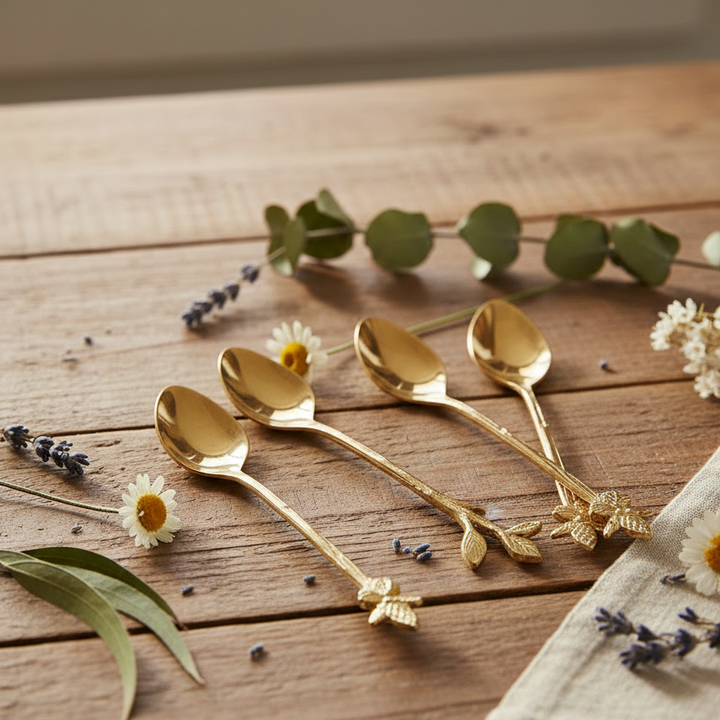 Abbot Twig with Bee Long Spoon 36-Beekeep