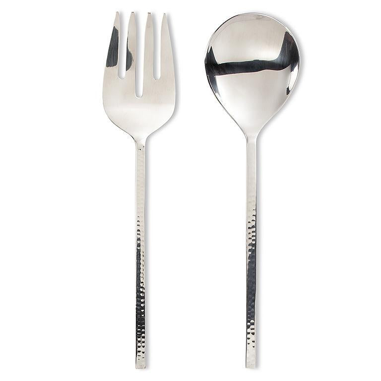 Abbott Hammered Salad Server Set*