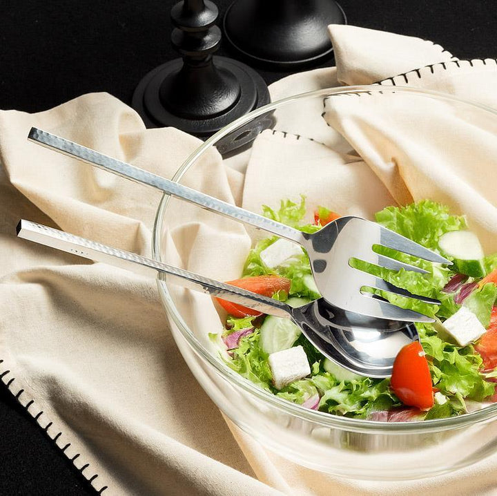 Abbott Hammered Salad Server Set*