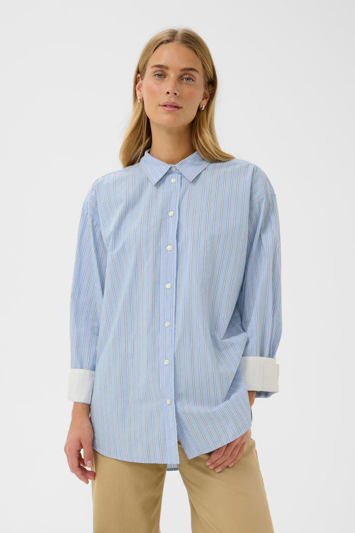 Part Two Savanna Shirt 30308535 Hydrangea Stripe