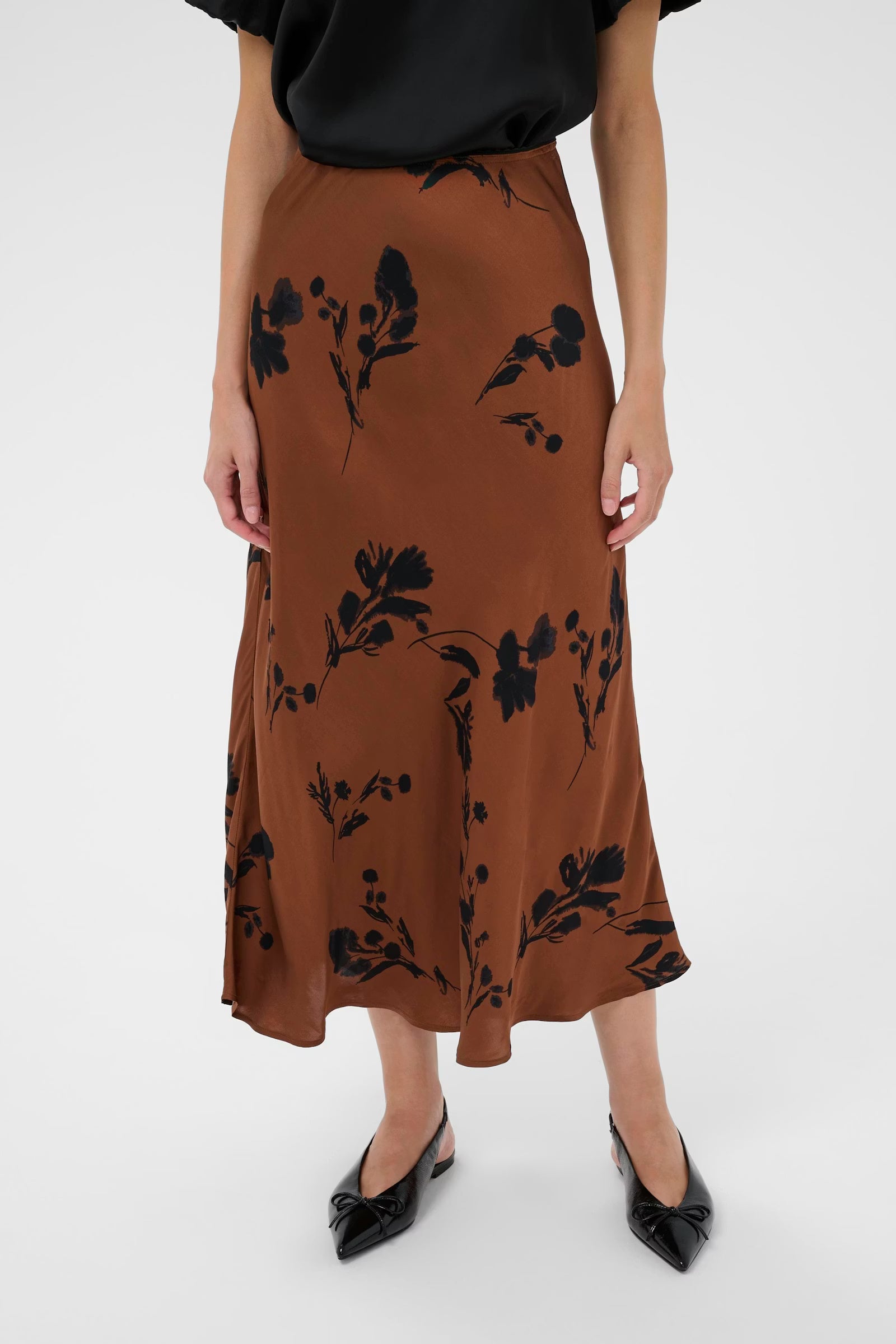Part Two Vava Skirt  30310143  Sorrel Horse Shadow Branch