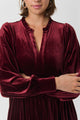 Part Two Viggase Velvet Dress  30306576  Tawny Port