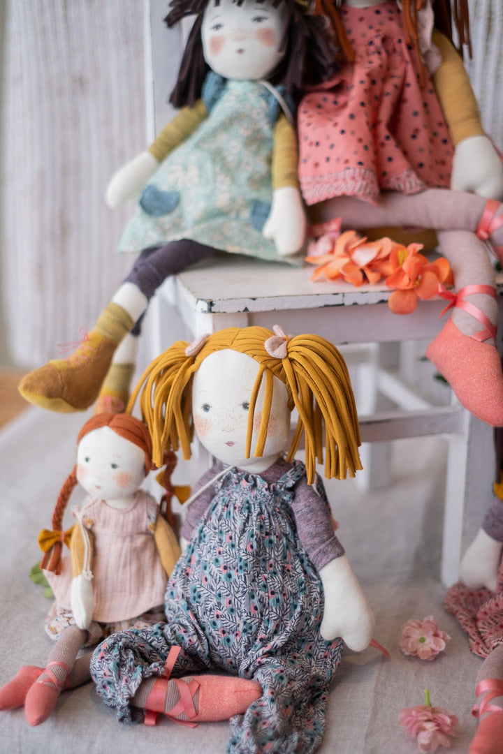Moulin Roty  Les Rosalies Violette Rag Doll  710525