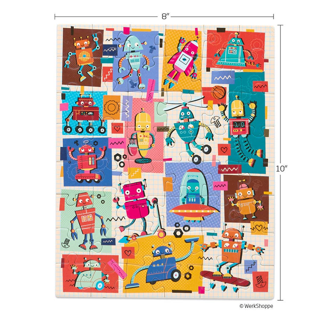 WerkShoppe Puzzle Snax   10421   Robots