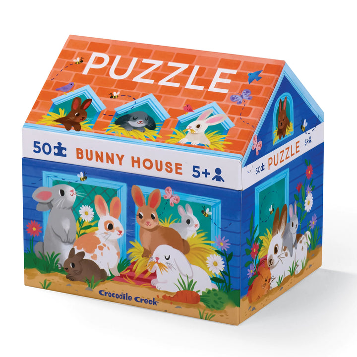Crocodile Creek Bunny House Puzzle  40955