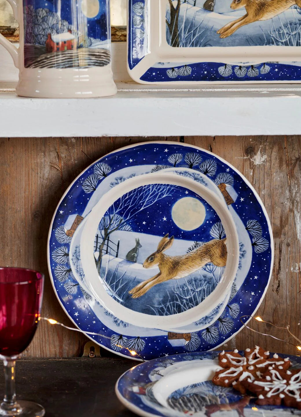 Emma Bridgewater Midnight Hare 8.5 Plate