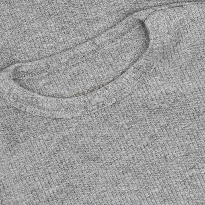 Fixoni Ribbed Bodysuit   423269-1658   Grey Melange