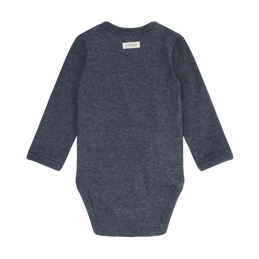 Fixoni Ribbed Bodysuit   423269-7929  Blue