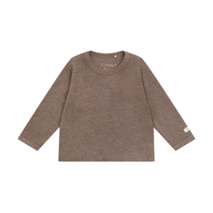 Fixoni Baby Long Sleeve Ribbed Tee  423270-2780  Melange