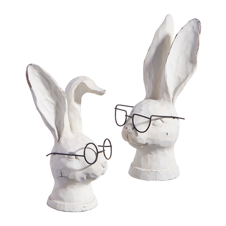 Raz 8" Rabbit with Glasses  4311109  Assorted
