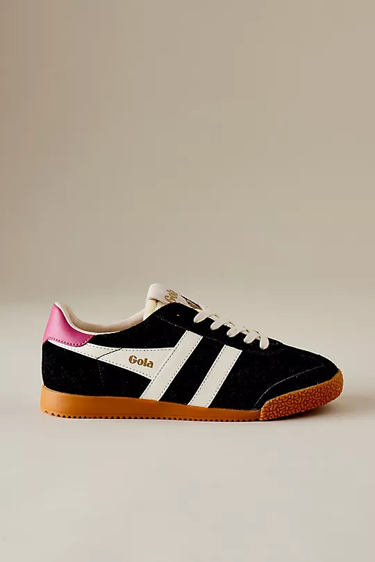 Gola Elan Trainer Black/Off White/Fuschia
