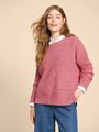 White Stuff Northbank Pullover Sweater  440295  Pink Multi