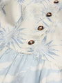 White Stuff Pip Linen Blend Midi Dress   440453  Blue Print