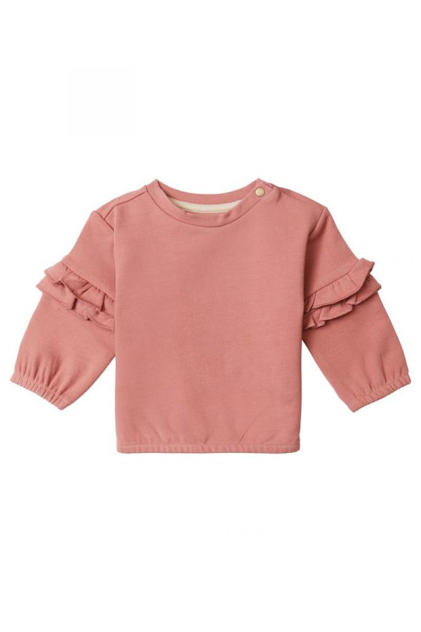 Noppies Baby Girl Long Sleeve Sweatshirt  4410216  Brick Dust