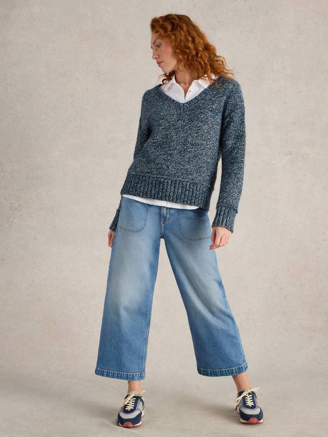 White Stuff Tia Wide Leg Crop 441459