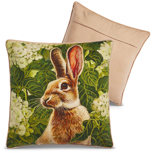 Raz 18" Wild Rabbit Cushion  4419302