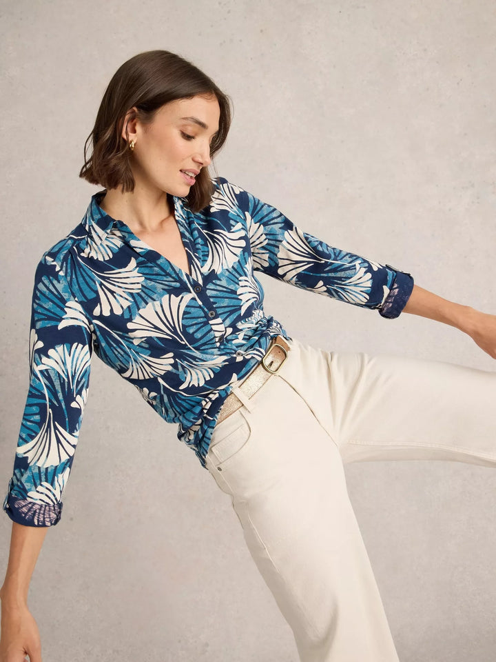 White Stuff Annie 442977 Blue Print