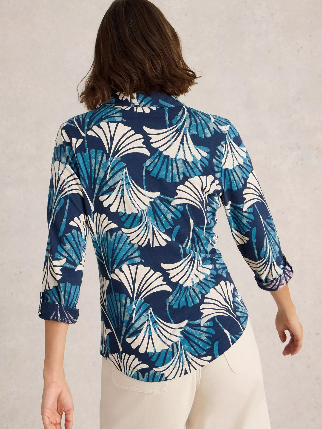 White Stuff Annie 442977 Blue Print