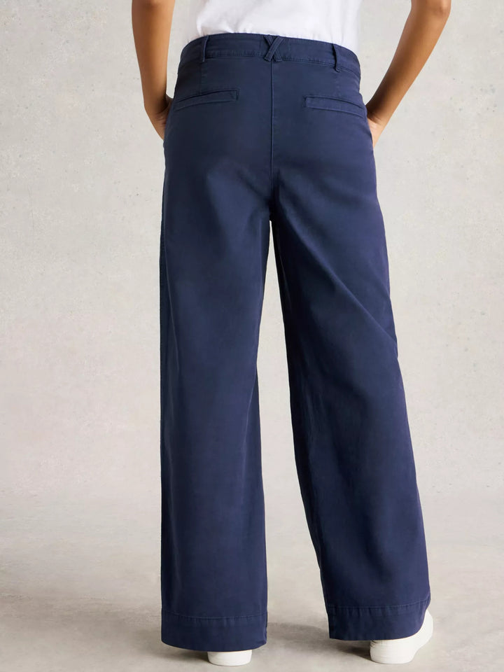 White Stuff Twister Wide Leg 443293 Dk. Navy