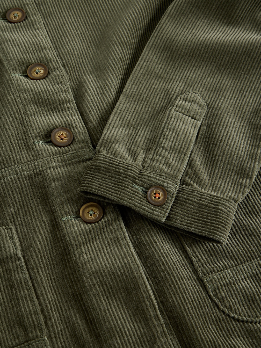 White Stuff Carrie Cord Jacket 444234 Dusty Green