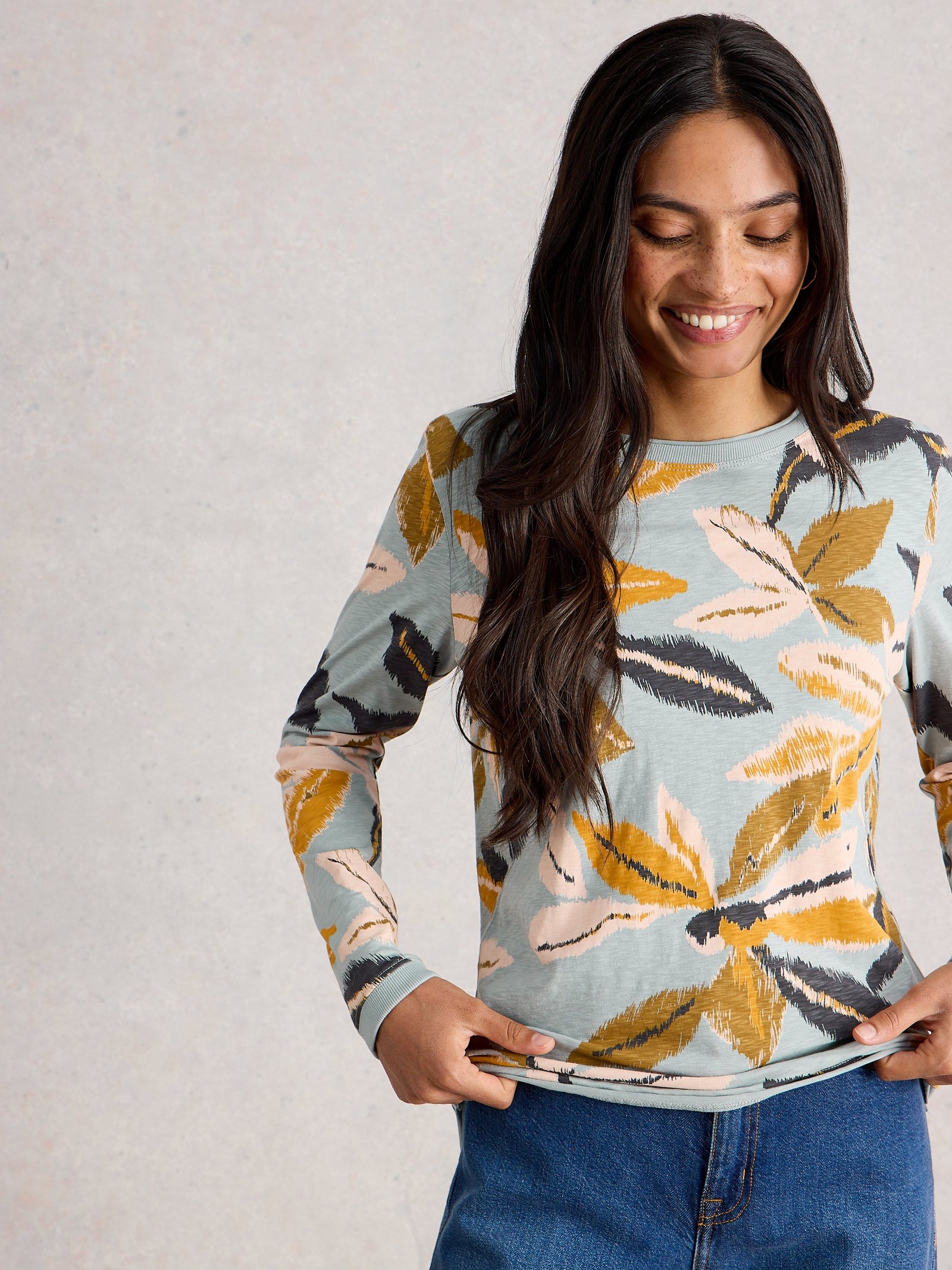 White Stuff Clara Tee 444317 Blue